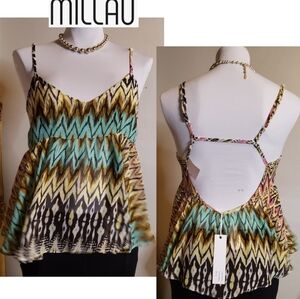 LF Millau back out sheer top. Sz Med